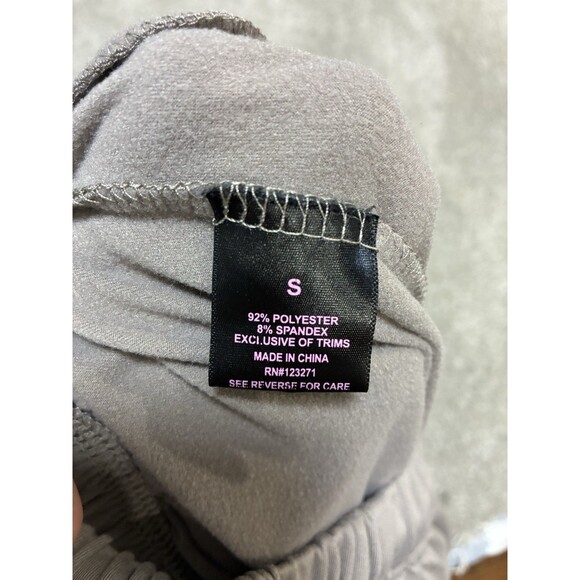 Faded Rose Joggers Women’s Small Taupe Soft Stretch Pants Lounge Casual Comfy - Picture 5 of 5